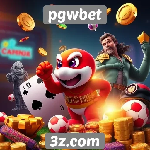 Diversidade de jogos disponíveis no pgwbet